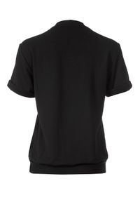 ANIA KUCZYŃSKA - Bawełniany t-shirt Franca. Kolor: czarny. Materiał: bawełna. Styl: klasyczny #4