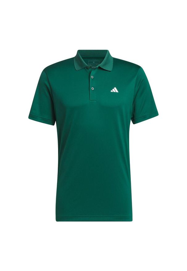 Adidas - Koszulka Adi Performance Polo. Typ kołnierza: polo. Kolor: zielony. Materiał: materiał