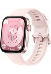 HUAWEI - Smartwatch Huawei Watch Fit 3 Różowy (Solo-B09S). Rodzaj zegarka: smartwatch. Kolor: różowy #1