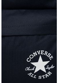 Converse plecak kolor granatowy duży gładki. Kolor: niebieski. Wzór: gładki #4