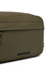 TOMMY HILFIGER - Tommy Hilfiger Saszetka Th Colour Ew Reporter AM0AM13219 Zielony. Kolor: zielony. Materiał: skóra