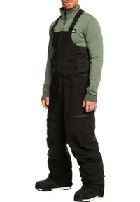 Spodnie narciarskie męskie Quiksilver Utility Snow Bib. Kolor: czarny. Materiał: poliester. Sport: narciarstwo
