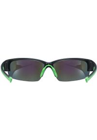 Uvex - Okulary rowerowe UVEX Sportstyle 215. Kolor: czarny, zielony, wielokolorowy. Sport: turystyka piesza