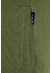 Ted Baker Spodnie piżamowe męskie kolor zielony gładka. Kolor: zielony. Materiał: dzianina. Wzór: gładki #2
