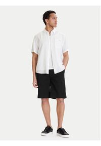 Calvin Klein Jeans Szorty materiałowe 90s LV04RD603G Czarny Baggy Fit. Kolor: czarny. Materiał: bawełna #2