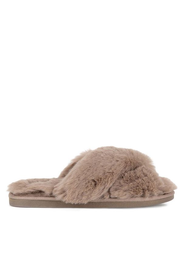 DeeZee Kapcie WFA3204-2 Beżowy. Kolor: beżowy. Materiał: materiał