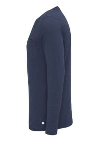 Mustang - MUSTANG Slub Longsleeve MĘSKA KOSZULKA Z DŁUGIM RĘKAWEM LONGSLEEVE DRESS BLUES 1007048 5334. Długość rękawa: długi rękaw. Długość: długie #8