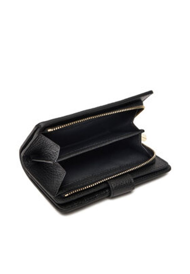 Coccinelle Portfel MW5 Metallic Soft E2 MW5 11 E7 01 Czarny. Kolor: czarny. Materiał: skóra