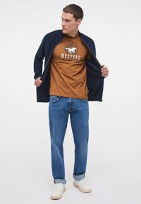 Mustang Style Edgar Zip Cardigan Total Eclipse 1014116 5226 MĘSKI SWETER #6