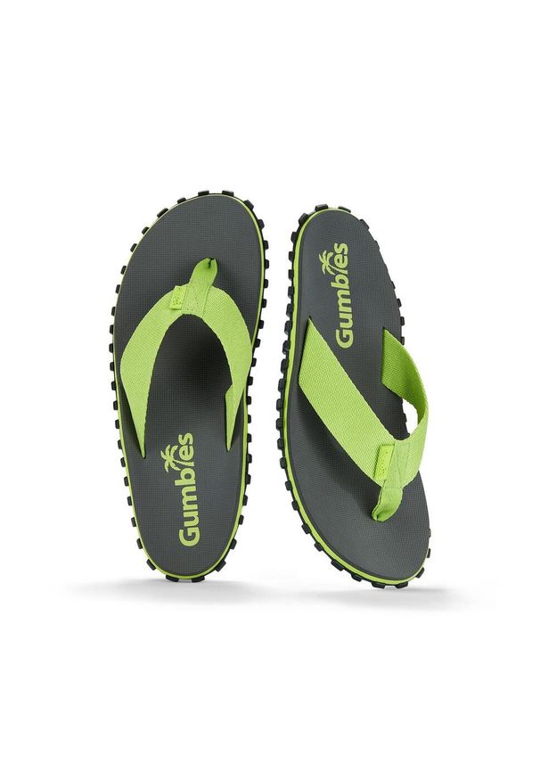 Gumbies - Japonki GUMBIES DUCKBILL FLIP FLOPS. Kolor: zielony. Sport: pływanie, fitness
