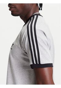 Adidas - adidas T-Shirt adicolor Classics 3-Stripes JY1369 Szary Slim Fit. Kolor: szary. Materiał: bawełna #4