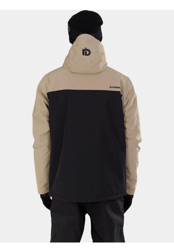 FUNDANGO - Anorak Męski Fundango Hydra ECO. Kolor: czarny, szary, wielokolorowy, beżowy. Materiał: materiał. Sezon: zima. Sport: turystyka piesza