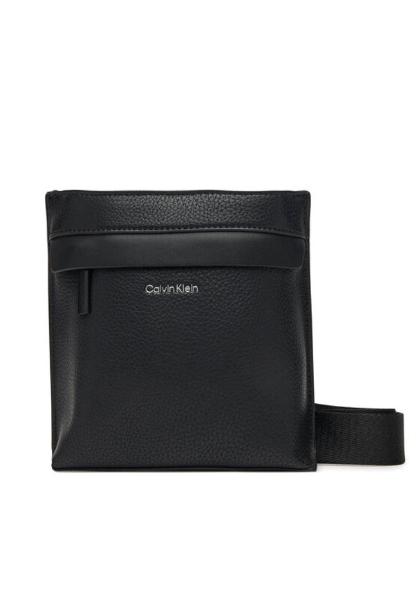 Calvin Klein Saszetka Ck Must Flatpack Xs K50K512941 Czarny. Kolor: czarny. Materiał: skóra