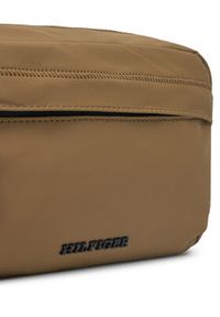 TOMMY HILFIGER - Tommy Hilfiger Saszetka Th Colour Ew Reporter AM0AM13219 Khaki. Kolor: brązowy. Materiał: skóra #5