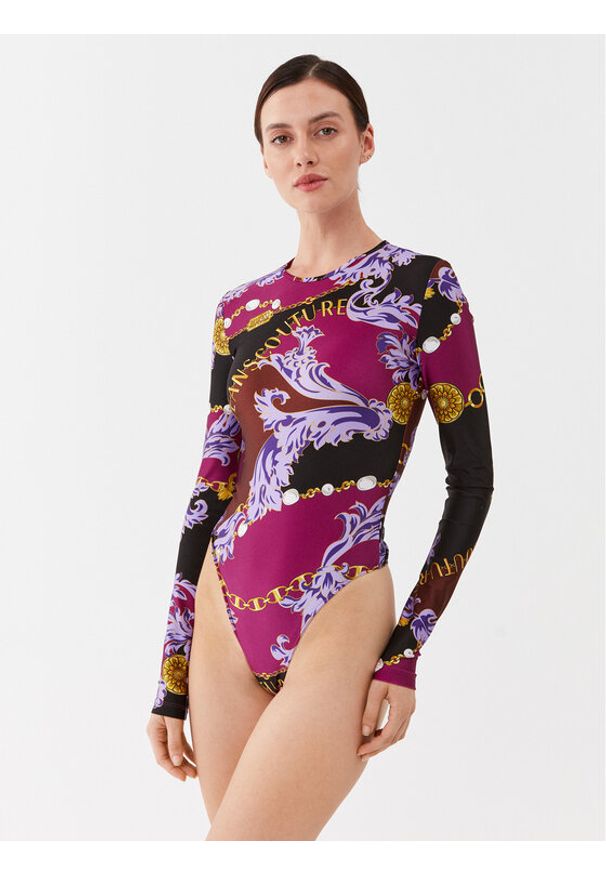 Body Versace Jeans Couture. Kolor: fioletowy. Wzór: kolorowy