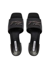 Karl Lagerfeld - KARL LAGERFELD Klapki Petalo II KL80700C Czarny. Kolor: czarny. Materiał: skóra #4