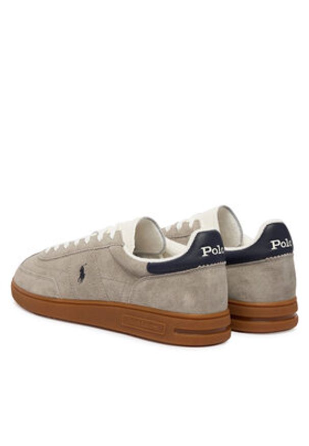 Polo Ralph Lauren Sneakersy 809P09753004 Szary. Kolor: szary. Materiał: zamsz, skóra