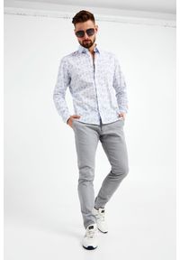 Koszula męska PERROS-W JOOP!. Typ kołnierza: kołnierzyk klasyczny. Materiał: bawełna, tkanina. Styl: klasyczny #5