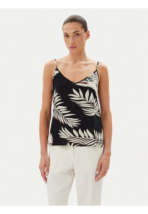 Vero Moda Top Easy Joy 10297362 Czarny Regular Fit. Kolor: czarny. Materiał: wiskoza