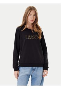 Liu Jo Sport Bluza Ecs Felpa Chiusa TF5196 FS090 Czarny Regular Fit. Kolor: czarny. Materiał: bawełna. Styl: sportowy