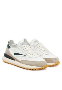 D.A.T.E. Sneakersy Athleta M421-AT-NY Biały. Kolor: biały. Materiał: skóra, zamsz #4