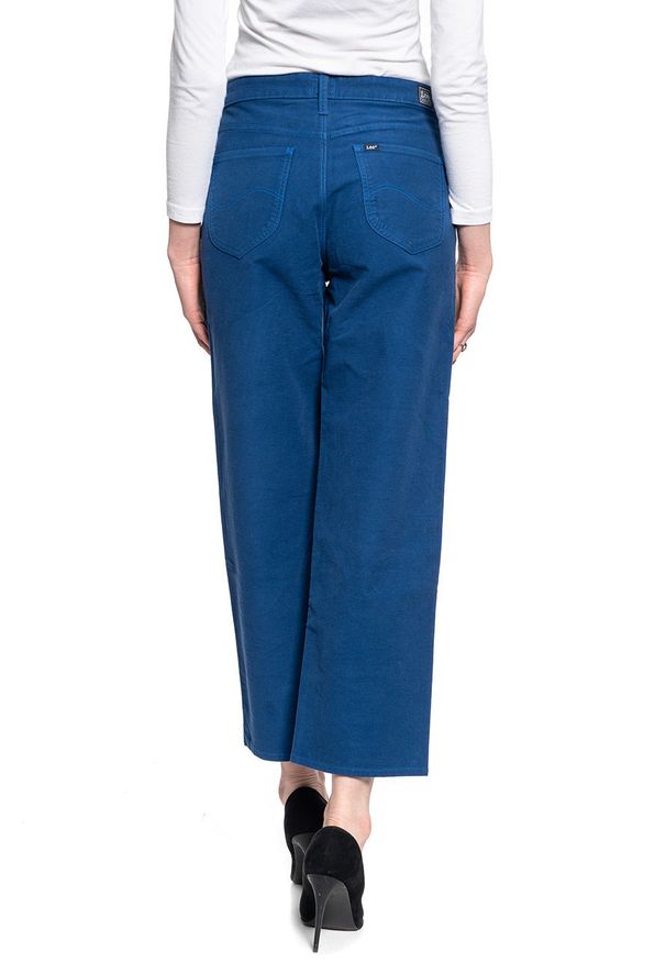 Lee - DAMSKIE SPODNIE MATERIAŁOWE LEE WIDE LEG L30SQN17 112106686. Materiał: materiał