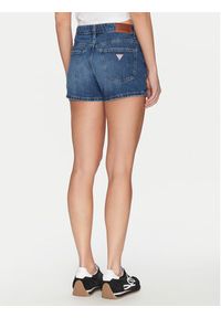Guess Szorty jeansowe W5GD0Y D5O11 Granatowy Regular Fit. Kolor: niebieski. Materiał: bawełna