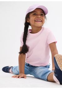 bonprix - T-shirt z czystej bawełny organicznej (3 szt.). Okazja: na co dzień. Kolor: różowy. Materiał: bawełna. Długość rękawa: krótki rękaw. Długość: krótkie. Styl: casual, klasyczny #2