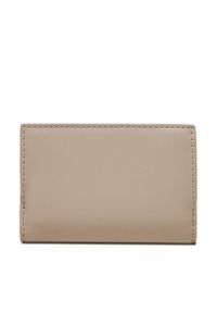 Calvin Klein Portfel damski Ck Must Aop Small Trifold W Zip LV04F1038G Beżowy. Kolor: beżowy. Materiał: skóra