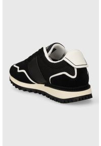 Tommy Jeans sneakersy TJM RUNNER MIX MATERIAL kolor czarny EM0EM01266. Nosek buta: okrągły. Kolor: czarny. Materiał: guma #3