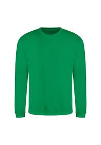 AWDIS - Zwykła Bluza Unisex Dla Dorosłych. Kolor: zielony