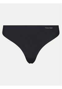 Calvin Klein Underwear Komplet 3 par stringów 000QD3558E Czarny. Kolor: czarny. Materiał: syntetyk