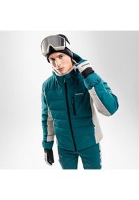 SIROKO - Męska kurtka narciarska Sporty zimowe Siroko W7 La Hoya. Kolor: zielony. Materiał: softshell, materiał. Sezon: zima. Sport: narciarstwo