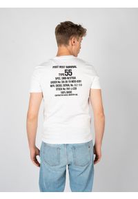 Diesel T-Shirt "T-Diegor" | A06498 OGRAI | Mężczyzna | Biały. Okazja: na co dzień. Kolor: biały. Materiał: bawełna. Wzór: nadruk. Styl: casual #4