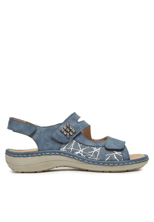 Sandały Remonte. Kolor: niebieski