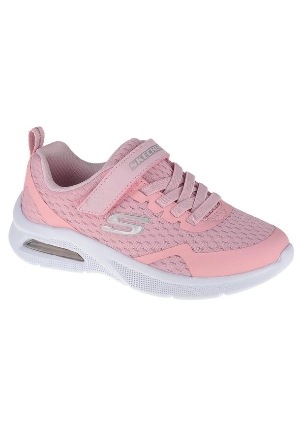 skechers - Buty do chodzenia dziewczęce, Skechers Microspec Max. Kolor: różowy. Sport: turystyka piesza