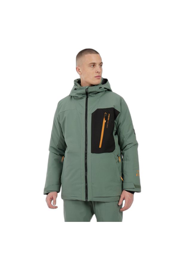 Kurtka narciarska Protest West. Kolor: zielony. Sezon: zima. Sport: narciarstwo