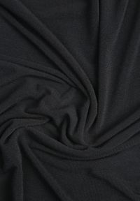 Born2be - Czarna Bluzka z Golfem Typu Longsleeve z Wiskozy z Kaszmirem Fedine. Okazja: na co dzień. Typ kołnierza: golf. Kolor: czarny. Materiał: wiskoza, kaszmir. Długość rękawa: długi rękaw. Styl: casual, elegancki, klasyczny #3