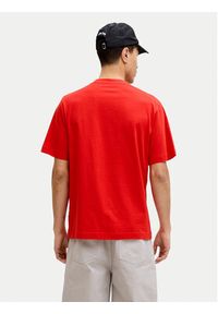 Jack & Jones T-Shirt Club 12289868 Czerwony Relaxed Fit. Kolor: czerwony. Materiał: bawełna #8
