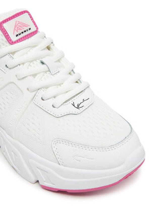 Karl Kani Sneakersy Kani Runner PD00002642 Biały. Kolor: biały. Materiał: skóra