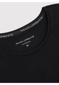 Pako Lorente - PAKO LORENTE – Męski longsleeve w czarnym kolorze, dwupak. Kolor: czarny, biały. Materiał: elastan, bawełna. Długość rękawa: długi rękaw. Długość: długie. Wzór: gładki #6