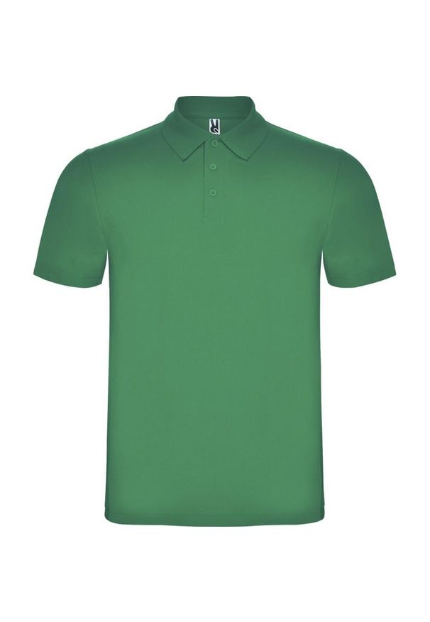 ROLY - Koszulka Polo Z Krótkim Rękawem Unisex Adult Austral. Typ kołnierza: polo. Kolor: zielony. Długość rękawa: krótki rękaw. Długość: krótkie