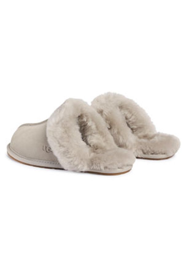 Ugg Kapcie W Scuffette II 1106872 Szary. Kolor: szary. Materiał: skóra, zamsz