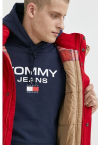 Superdry kurtka męska kolor czerwony zimowa. Okazja: na co dzień. Kolor: czerwony. Materiał: materiał. Sezon: zima. Styl: casual #7