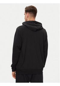 Adidas - adidas Bluza Essentials Logo Hoodie IJ8574 Czarny Regular Fit. Kolor: czarny. Materiał: bawełna #4