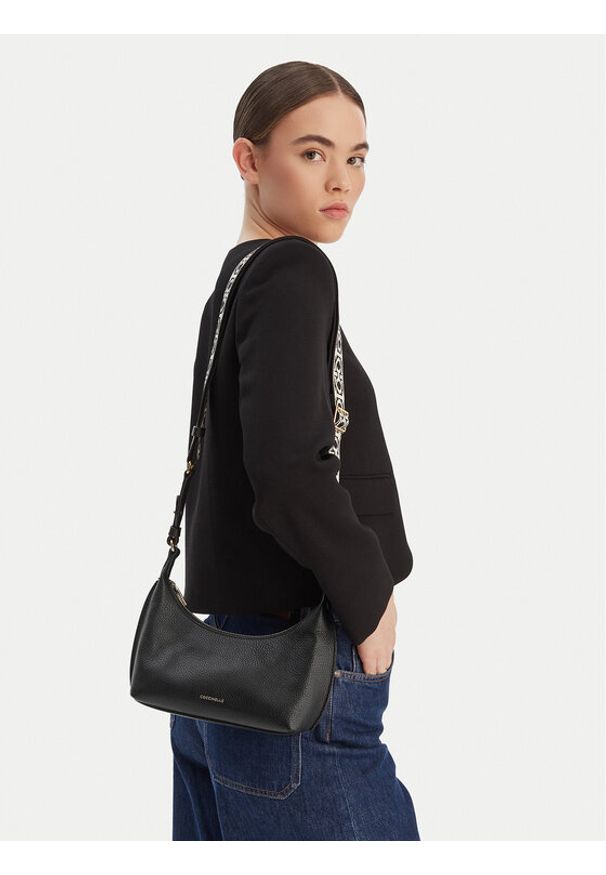 Coccinelle Torebka UF8 Coccinellesuri E5 U8F 55 01 01 Czarny. Kolor: czarny. Materiał: skórzane