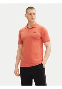 EA7 Emporio Armani Polo 8NPF14 PJVQZ U3010 Pomarańczowy Regular Fit. Typ kołnierza: polo. Kolor: pomarańczowy. Materiał: bawełna