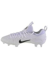 Buty piłkarskie męskie Nike Huarache 9 Elite Low Lax Fg. Zapięcie: sznurówki. Kolor: biały. Materiał: materiał, syntetyk. Szerokość cholewki: normalna. Model: Nike Huarache. Sport: piłka nożna