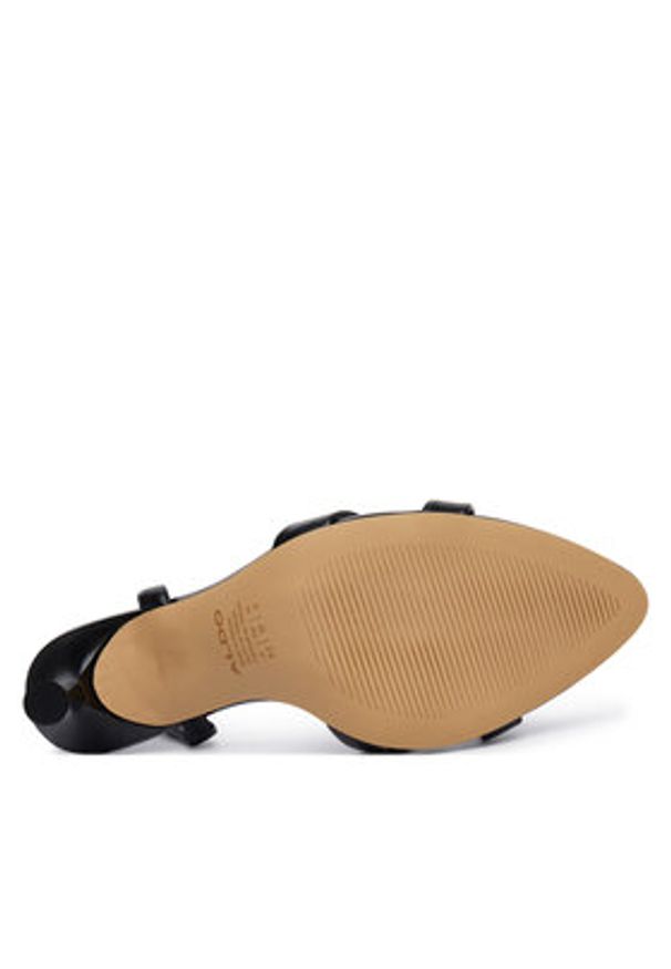Aldo Sandały Elera 14296207 Czarny. Kolor: czarny. Materiał: skóra