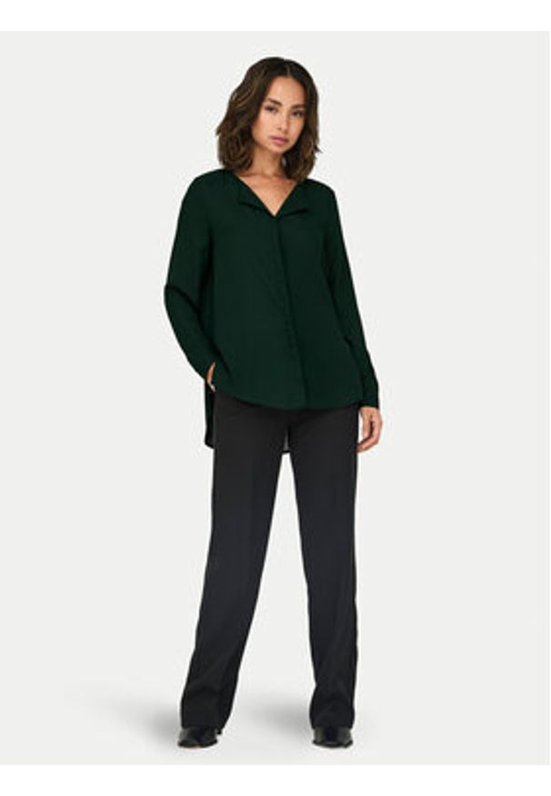 only - ONLY Koszula Tiana 15332598 Zielony Loose Fit. Kolor: zielony. Materiał: syntetyk